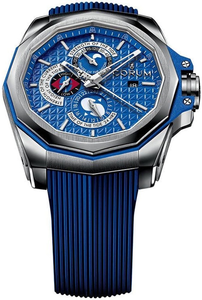 Corum Admiral Watches Mens Patterned Blue Self winding Automatic 27710104-F373-AB12 Watch