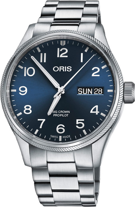 Oris Aviation Watches Mens Blue Self winding Automatic 75276984065MB Watch