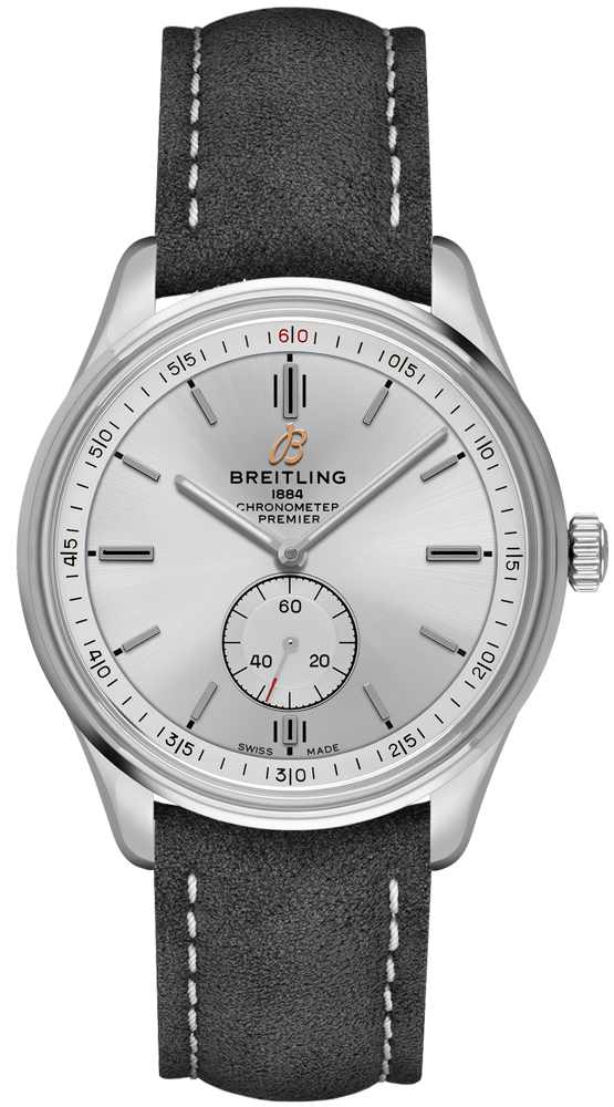 Breitling Premier Watches Mens Silver Self winding Automatic Chronometer A37340351G1X2 Watch