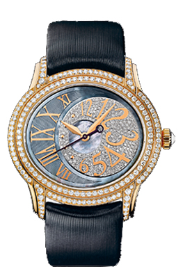 Audemars Piguet Millenary Watches Ladies Black Self winding Automatic Chronometer 77303OR-ZZ-D009SU-01 Watch