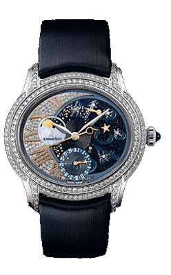 Audemars Piguet Millenary Watches Ladies Black Self winding Automatic Chronometer 77316BC-ZZ-D007SU-01 Watch