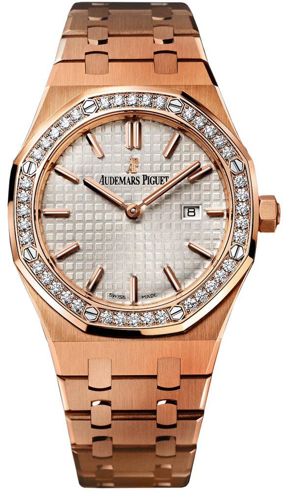 Audemars Piguet Royal Oak Watches Ladies Silver Battery Operated Quartz 67651OR-ZZ-1261OR-01 Watch