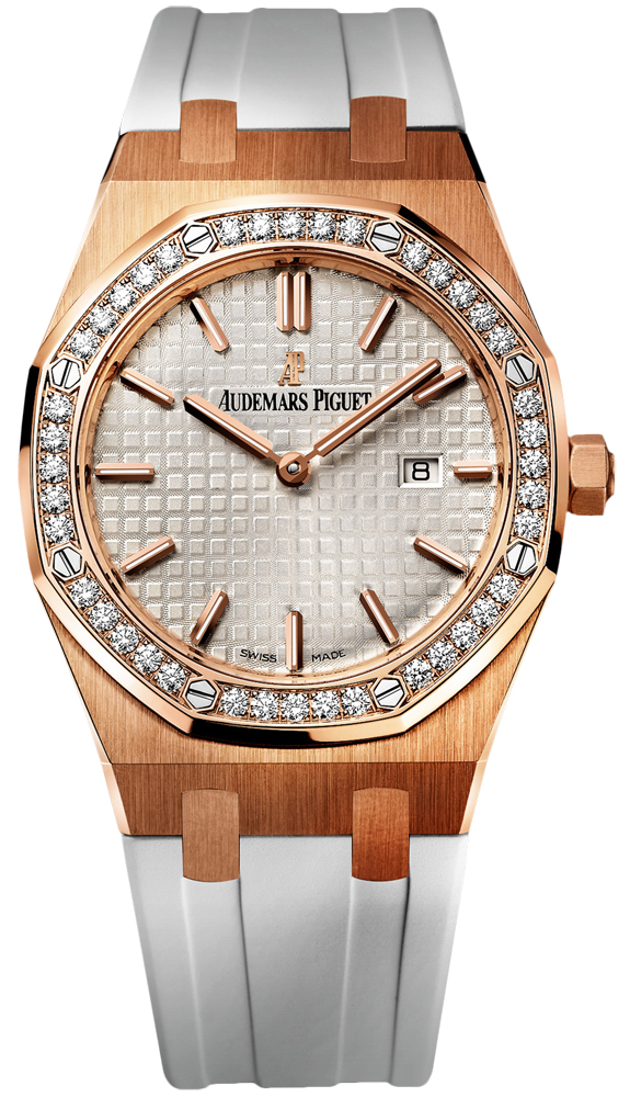Audemars Piguet Royal Oak Watches Ladies Silver Battery Operated Quartz 67651OR-ZZ-D010CA-01 Watch