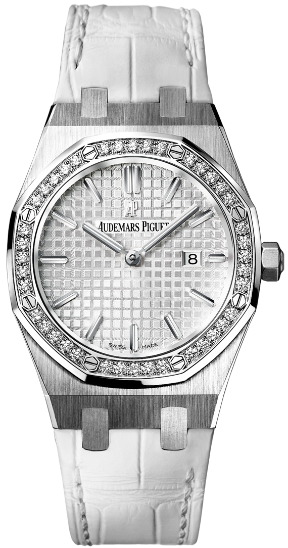 Audemars Piguet Royal Oak Watches Ladies Silver Battery Operated Quartz 67651ST-ZZ-D011CR-01 Watch