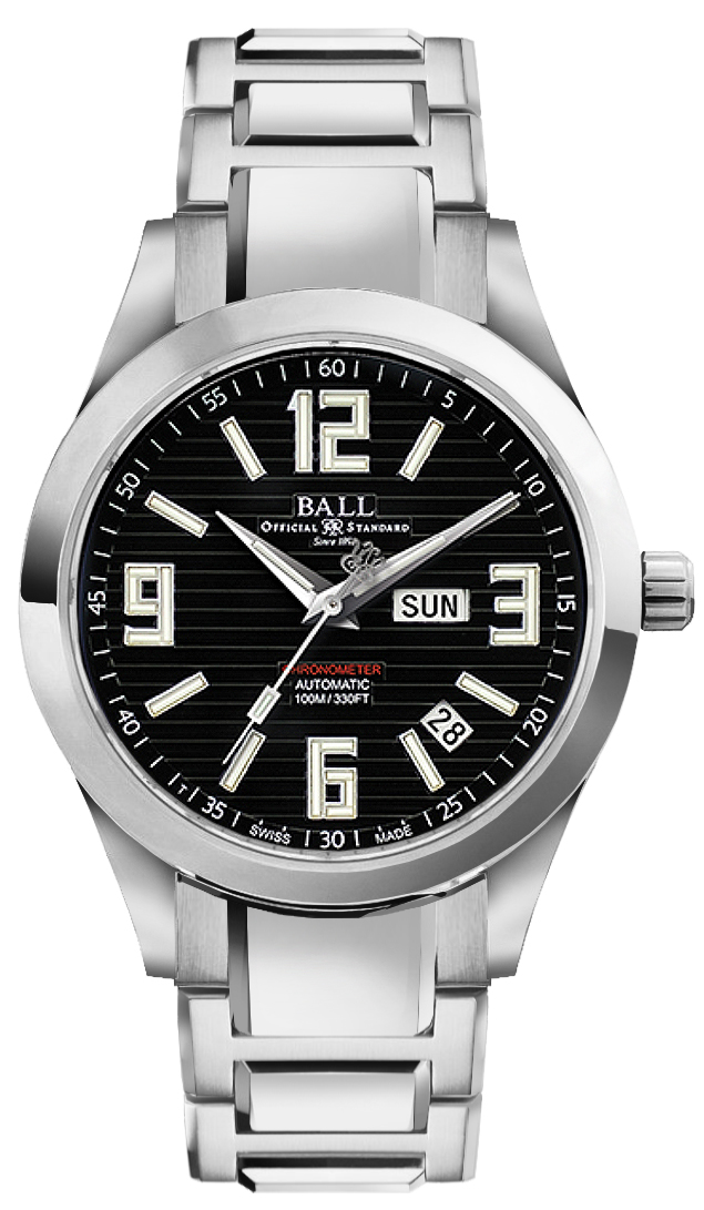 Ball Engineer II Arabic Chronomete Watches Mens Black Self winding Automatic NM2026C-S2CA-BK Watch