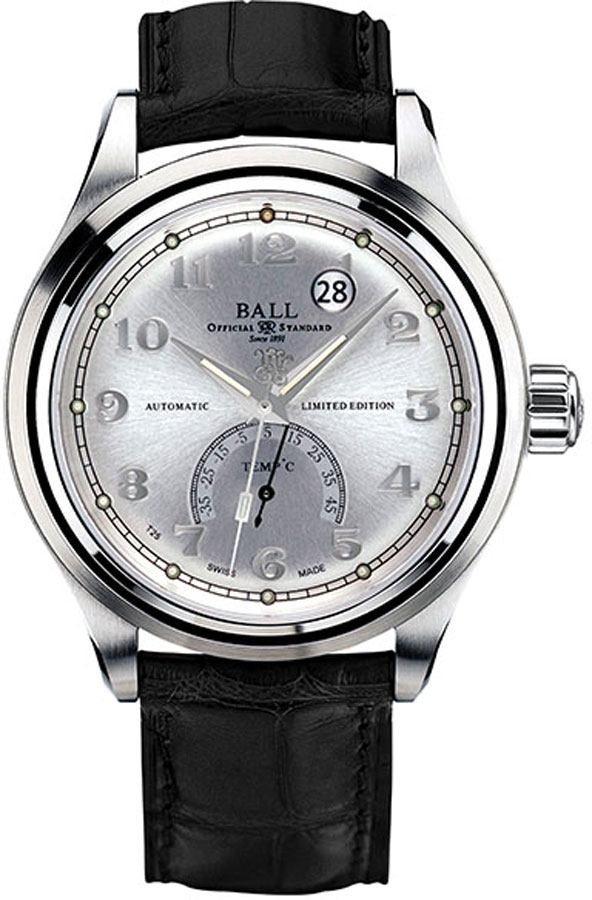 Ball Trainmaster Celsius NT1050D-LJ-SLC Watches Mens Silver Self winding Automatic NT1050D-LJ-SLC Watch