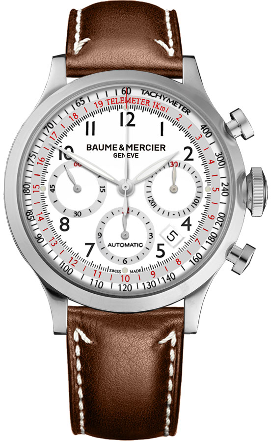 Baume & Mercier Capeland Watches Mens White Self-winding Automatic MOA10000 Watch