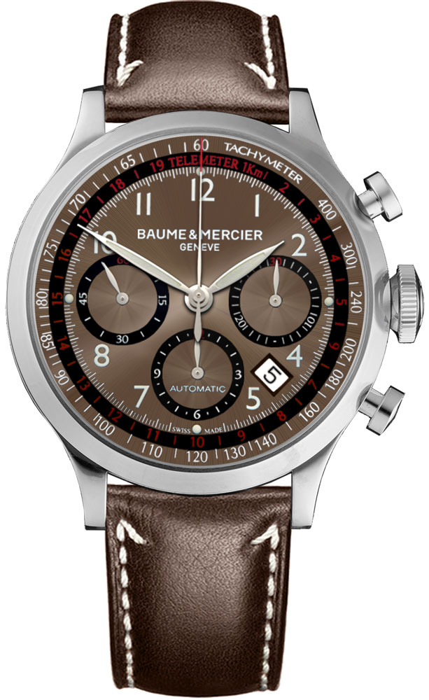 Baume & Mercier Capeland Watches Mens Brown Self-winding Automatic MOA10002 Watch