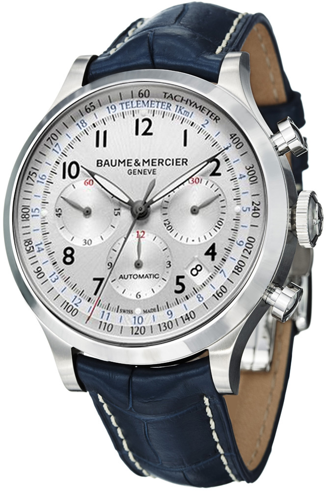 Baume & Mercier Capeland Watches Mens Silver Self-winding Automatic MOA10063 Watch