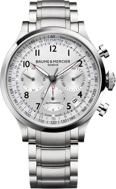 Baume & Mercier Capeland Watches Mens Silver Self-winding Automatic MOA10064 Watch