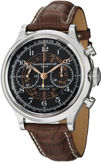 Baume & Mercier Capeland Watches Mens Black Self-winding Automatic MOA10068 Watch