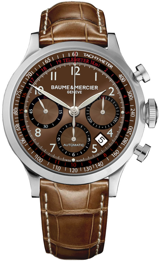 Baume & Mercier Capeland Watches Mens Brown Self-winding Automatic MOA10083 Watch