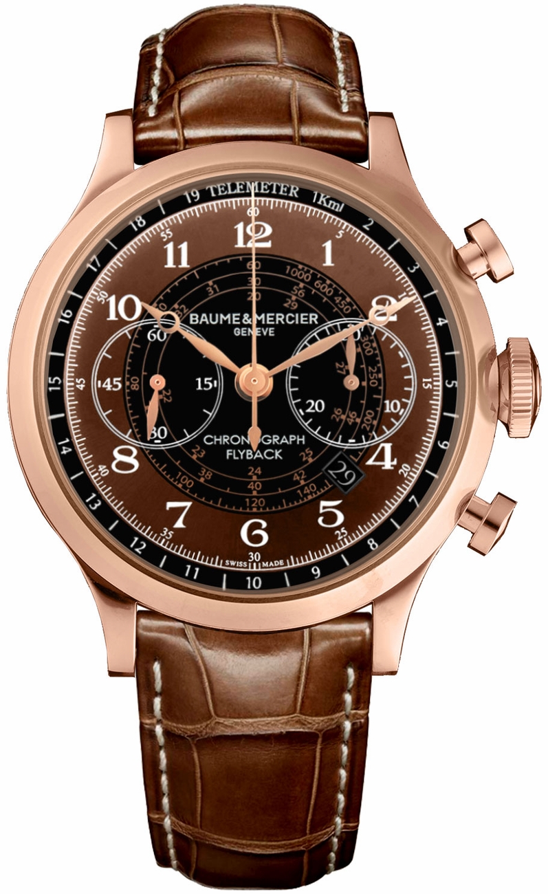 Baume & Mercier Capeland Watches Mens Brown Self-winding Automatic MOA10087 Watch