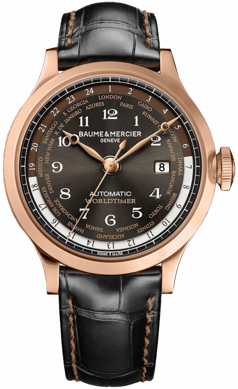 Baume & Mercier Capeland Watches Mens Brown Self-winding Automatic MOA10136 Watch