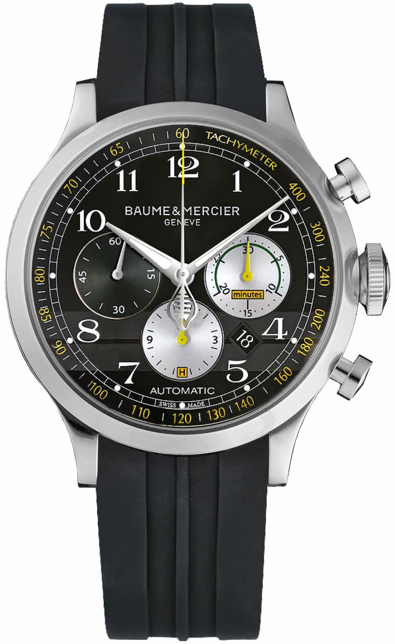 Baume & Mercier Capeland Watches Mens Black Self-winding Automatic MOA10281 Watch