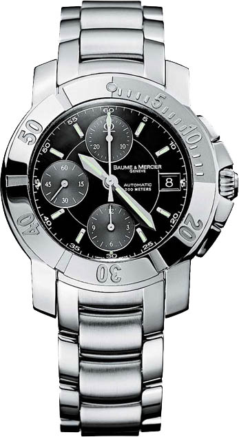 Baume & Mercier Capeland Watches Mens Black Self-winding Automatic MOA08112 Watch