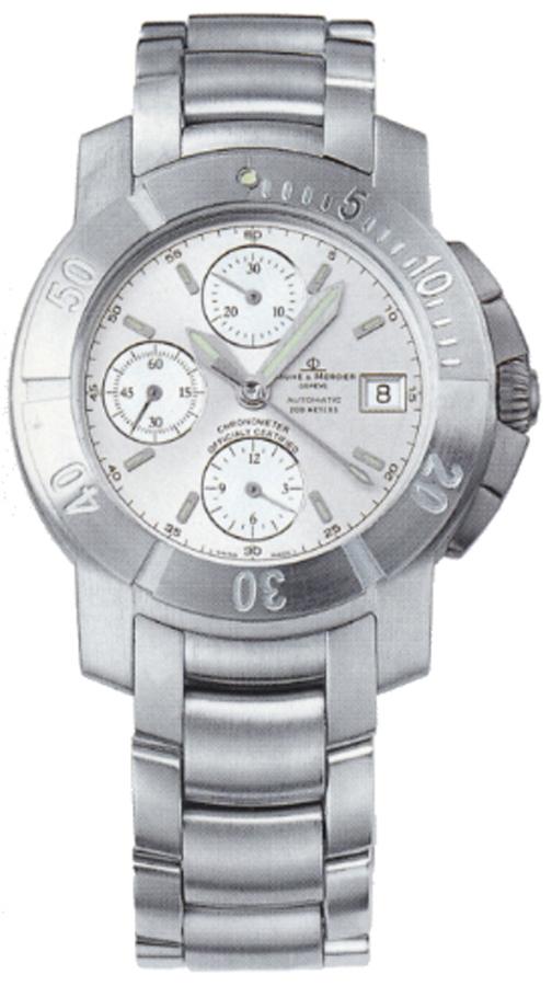 Baume & Mercier Capeland Watches Mens Silver Self-winding Automatic MOA08113 Watch