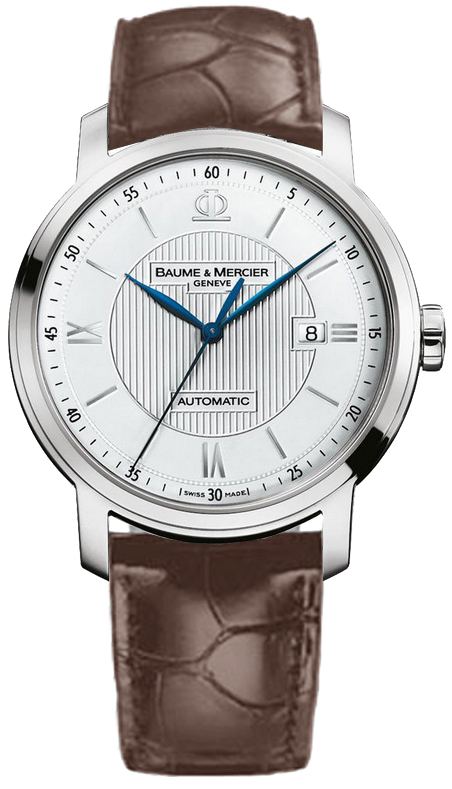 Baume & Mercier Classima Executives Watches Mens Silver Self-winding Automatic MOA10085-BRNCD Watch