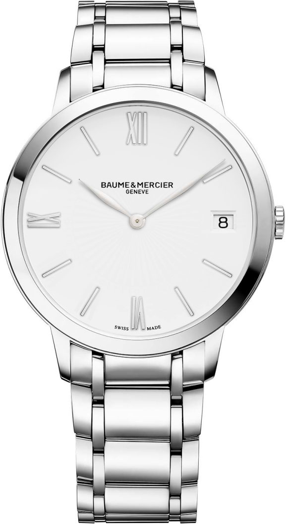 Baume & Mercier Classima Executives Watches Ladies White Battery Operated Quartz MOA10356 Watch
