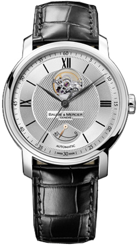 Baume & Mercier Classima Executives Watches Mens Guilloche Silver Self-winding Automatic MOA8869 Watch