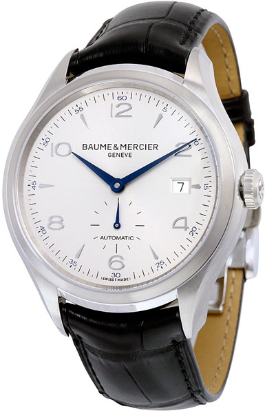 Baume & Mercier Clifton Watches Mens Silver Self-winding Automatic MOA10052 Watch