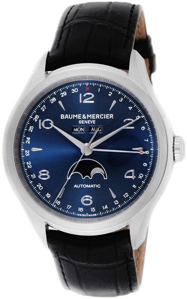 Baume & Mercier Clifton Watches Mens Blue Self-winding Automatic MOA10057 Watch
