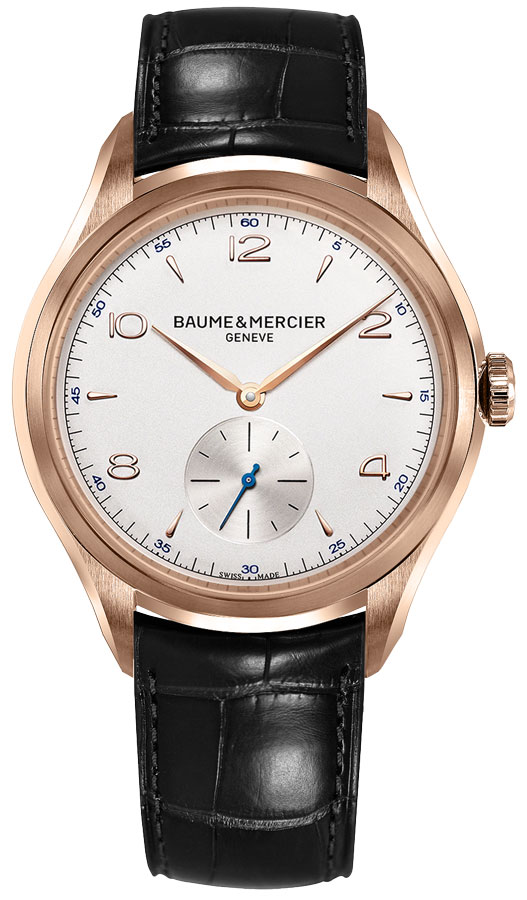 Baume & Mercier Clifton Watches Mens Silver Manual Winding MOA10060 Watch