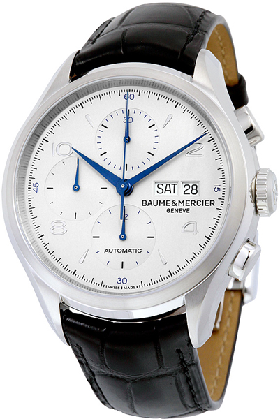 Baume & Mercier Clifton Watches Mens Silver Self-winding Automatic MOA10123 Watch