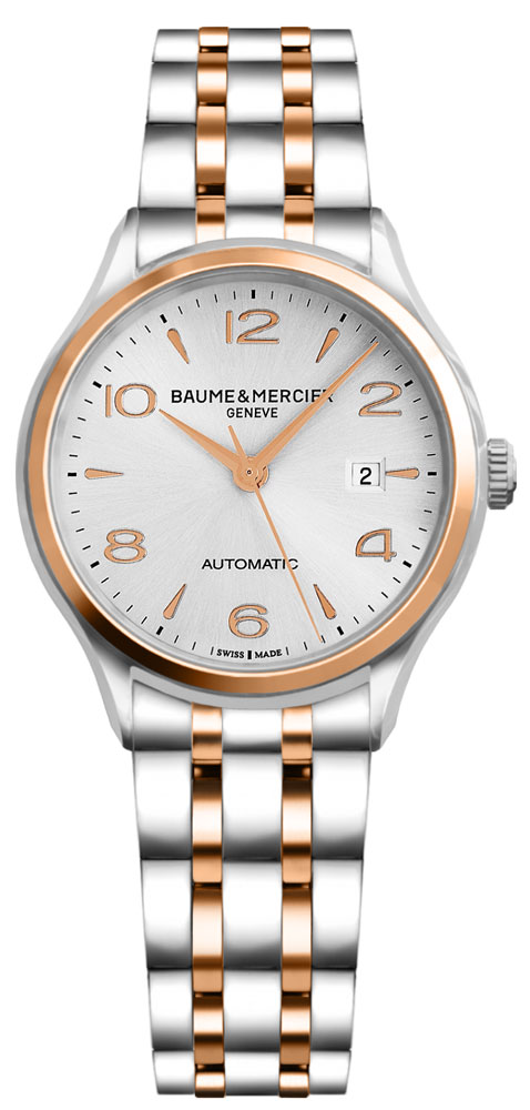 Baume & Mercier Clifton Watches Ladies Silver Self-winding Automatic MOA10152 Watch