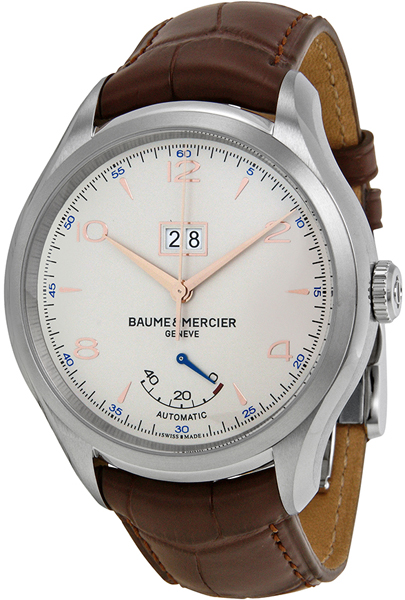 Baume & Mercier Clifton Watches Mens Silver Self-winding Automatic MOA10205 Watch