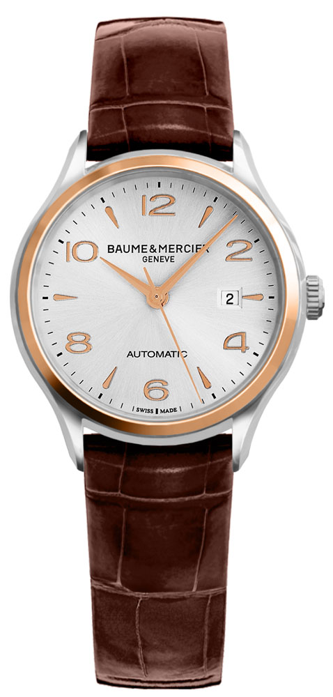 Baume & Mercier Clifton Watches Ladies Silver Self-winding Automatic MOA10208 Watch