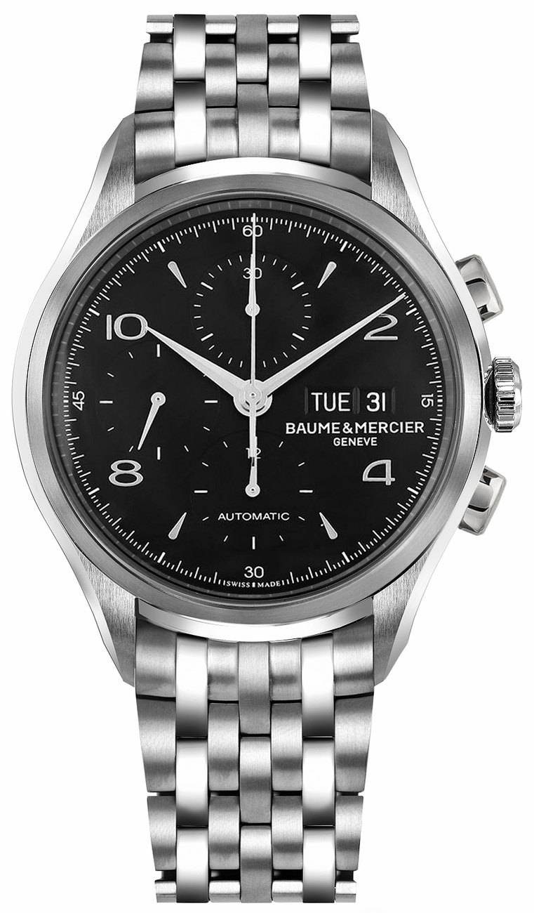 Baume & Mercier Clifton Watches Mens Black Self-winding Automatic MOA10212 Watch