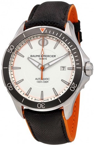 Baume & Mercier Clifton Watches Mens White Self-winding Automatic MOA10337 Watch