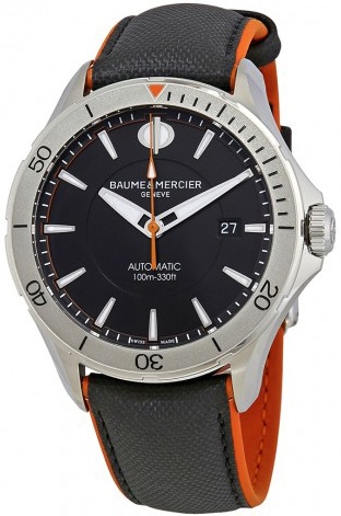 Baume & Mercier Clifton Watches Mens Black Self-winding Automatic MOA10338 Watch