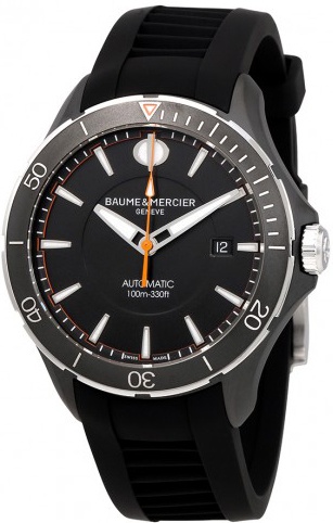 Baume & Mercier Clifton Watches Mens Black Self-winding Automatic MOA10339 Watch