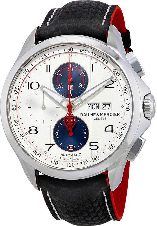 Baume & Mercier Clifton Watches Mens Sun Brushed Silver Self-winding Automatic MOA10342 Watch