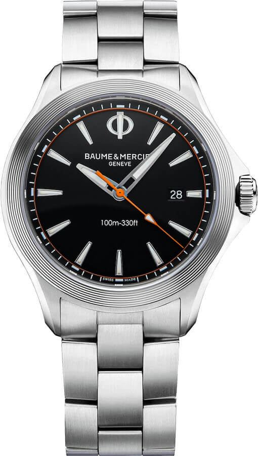 Baume & Mercier Clifton Watches Mens Black Battery Operated Quartz MOA10412 Watch