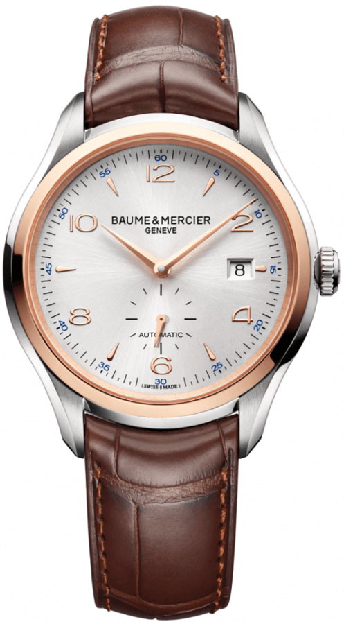 Baume & Mercier Clifton Watches Mens Silver Self-winding Automatic MOA10139 Watch