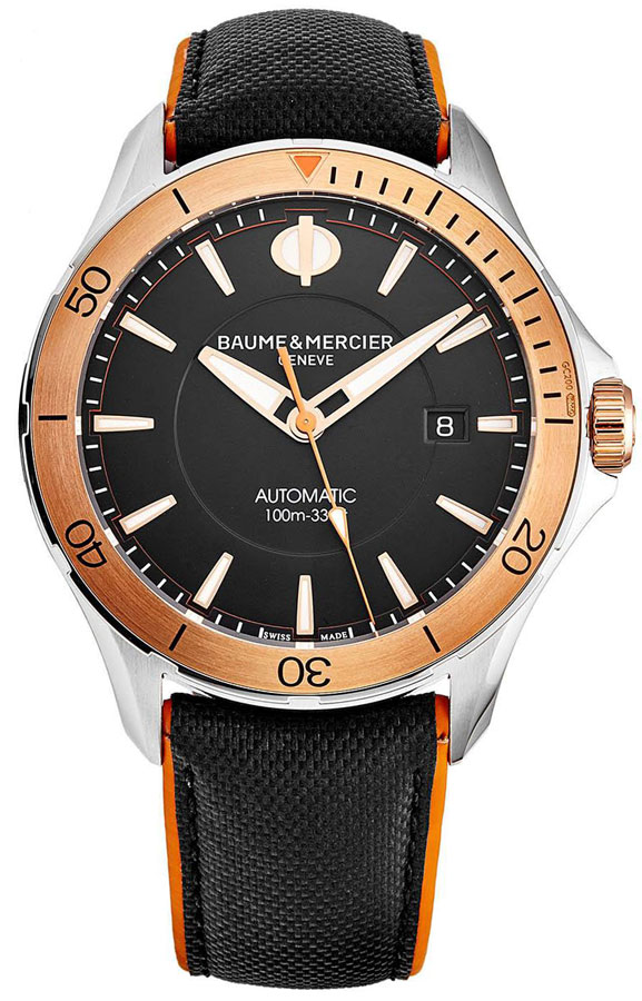 Baume & Mercier Clifton Watches Mens Black Self-winding Automatic MOA10424 Watch