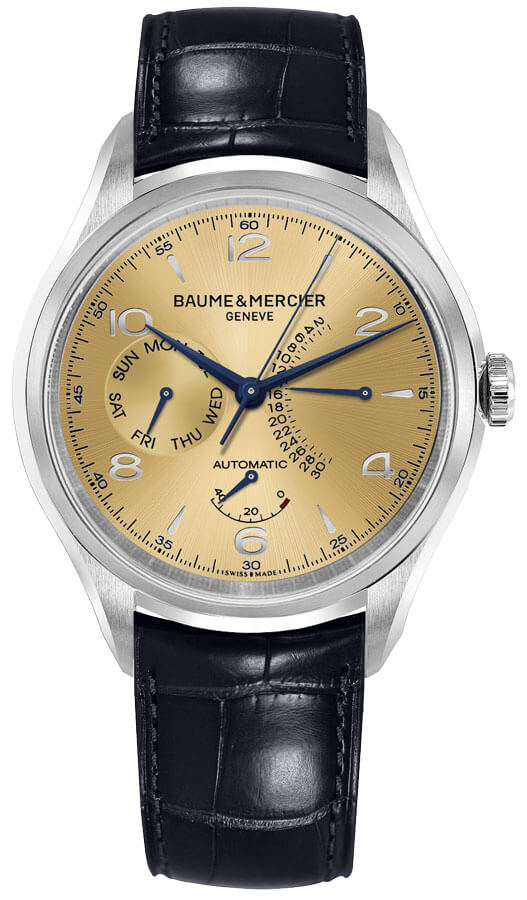 Baume & Mercier Clifton Watches Mens Champagne Self-winding Automatic MOA10189 Watch