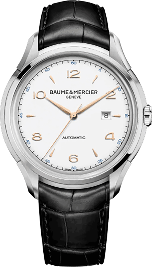Baume & Mercier Clifton Watches Mens Silver Self-winding Automatic MOA10365 Watch