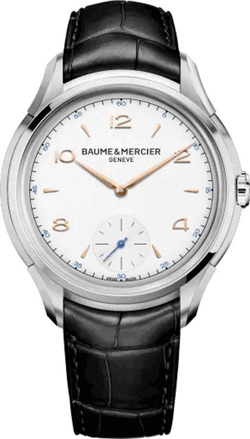 Baume & Mercier Clifton Watches Mens White Manual Winding MOA10363 Watch