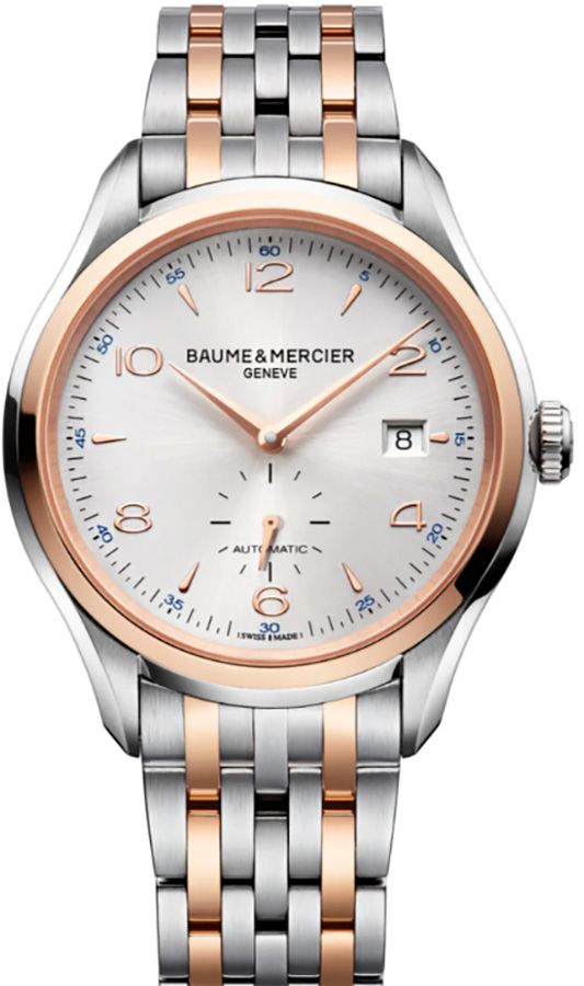 Baume & Mercier Clifton Watches Mens Silver Self-winding Automatic MOA10140 Watch