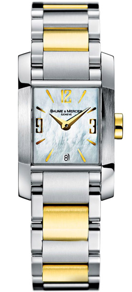 Baume & Mercier Diamant Watches Ladies Mother of Pearl White Battery Operated Quartz MOA8600 Watch