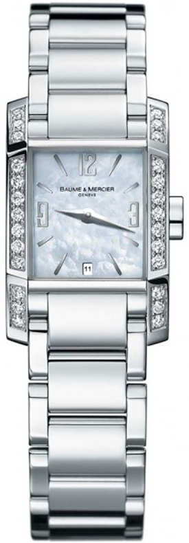 Baume & Mercier Diamant Watches Ladies Pearl White Battery Operated Quartz MOA8666 Watch