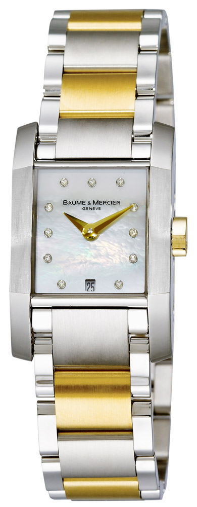 Baume & Mercier Diamant Watches Ladies Mother of Pearl White Battery Operated Quartz MOA8738 Watch