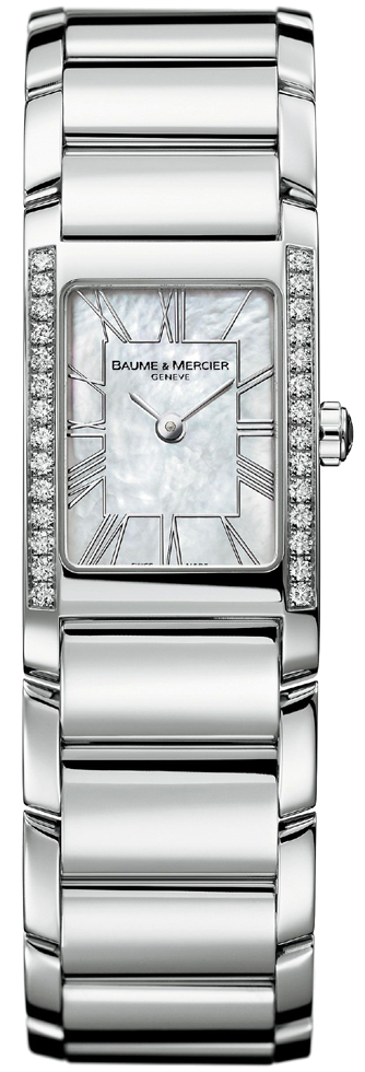 Baume & Mercier Hampton Classic Watches Ladies Pearl White Battery Operated Quartz MOA8748 Watch