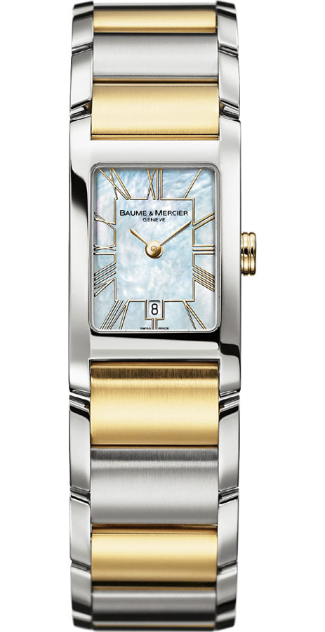 Baume & Mercier Hampton Classic Watches Ladies White Mother of Pearl Battery Operated Quartz MOA8777 Watch