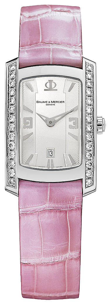 Baume & Mercier Hampton Milleis Watches Ladies Silver Battery Operated Quartz MOA8513-PNKCD Watch
