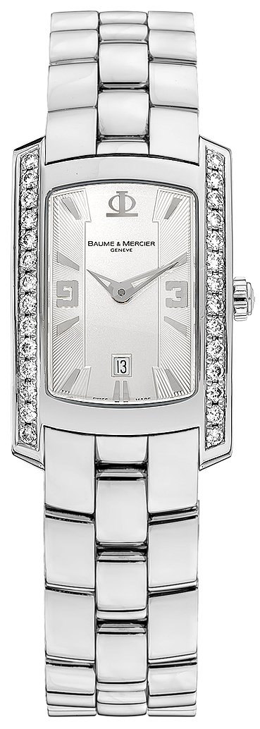 Baume & Mercier Hampton Milleis Watches Ladies Silver Battery Operated Quartz MOA8513 Watch